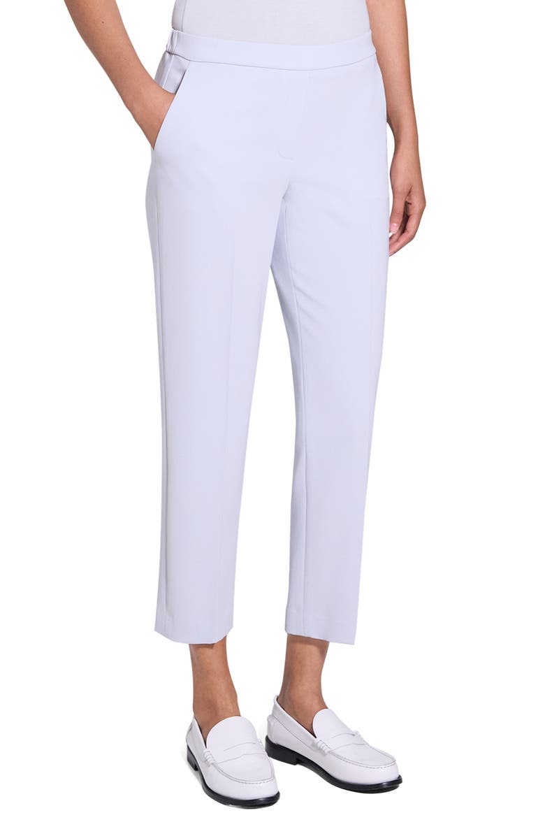 Theory Treeca Pull-On Trousers, Alternate, color, Pearl Blue