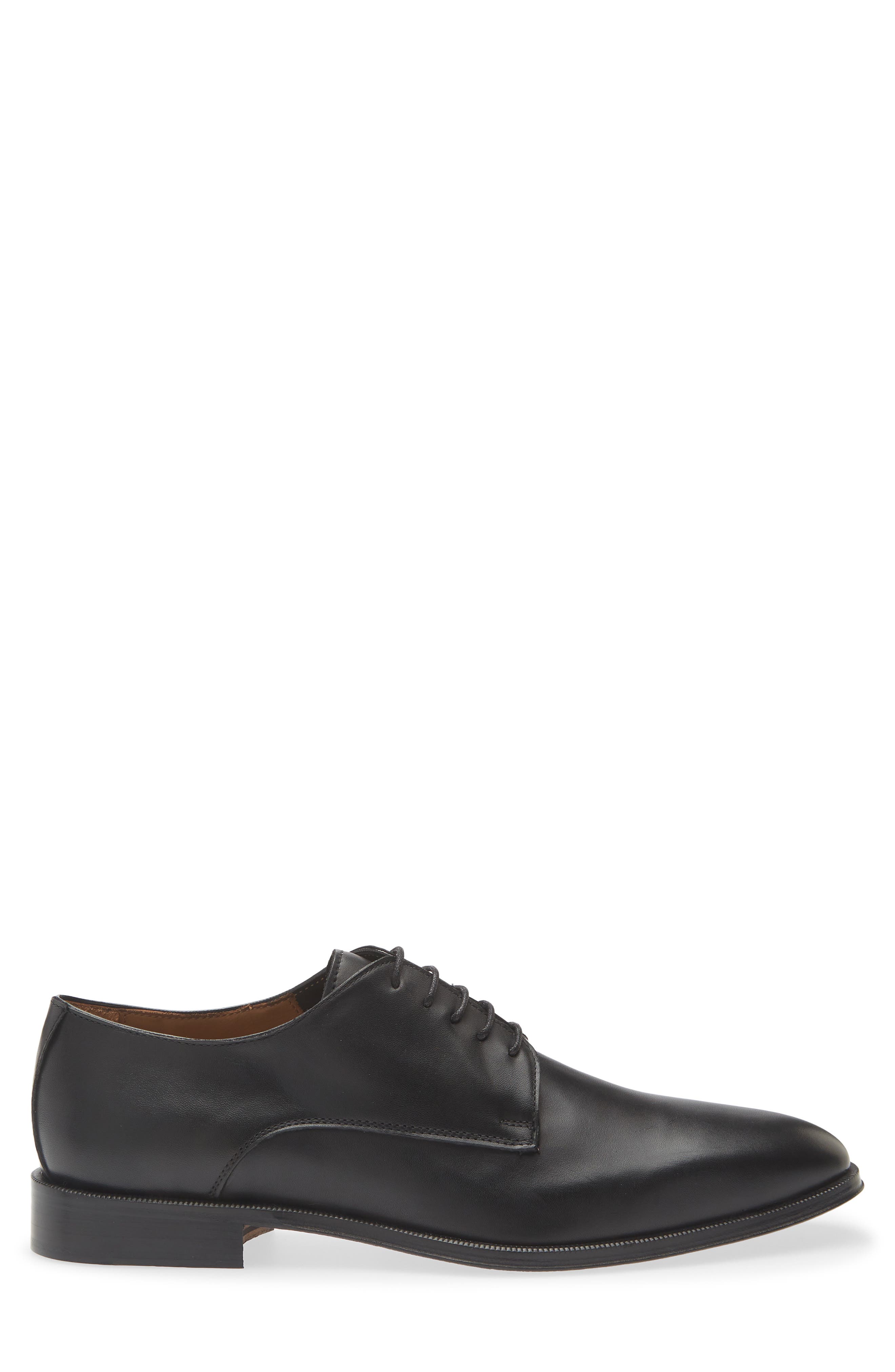 Natick Plain Toe Derby, Alternate, color, CRUST PAOLO BLACK