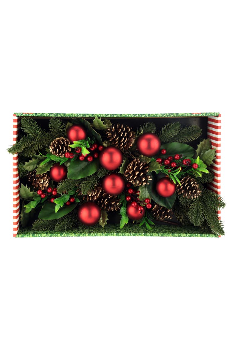 Pinecone Berry Spray, Box of 4, Alternate, color, Red