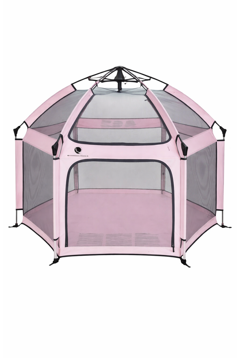 Pop N Go Playpen, Main, color, Pink Lavender