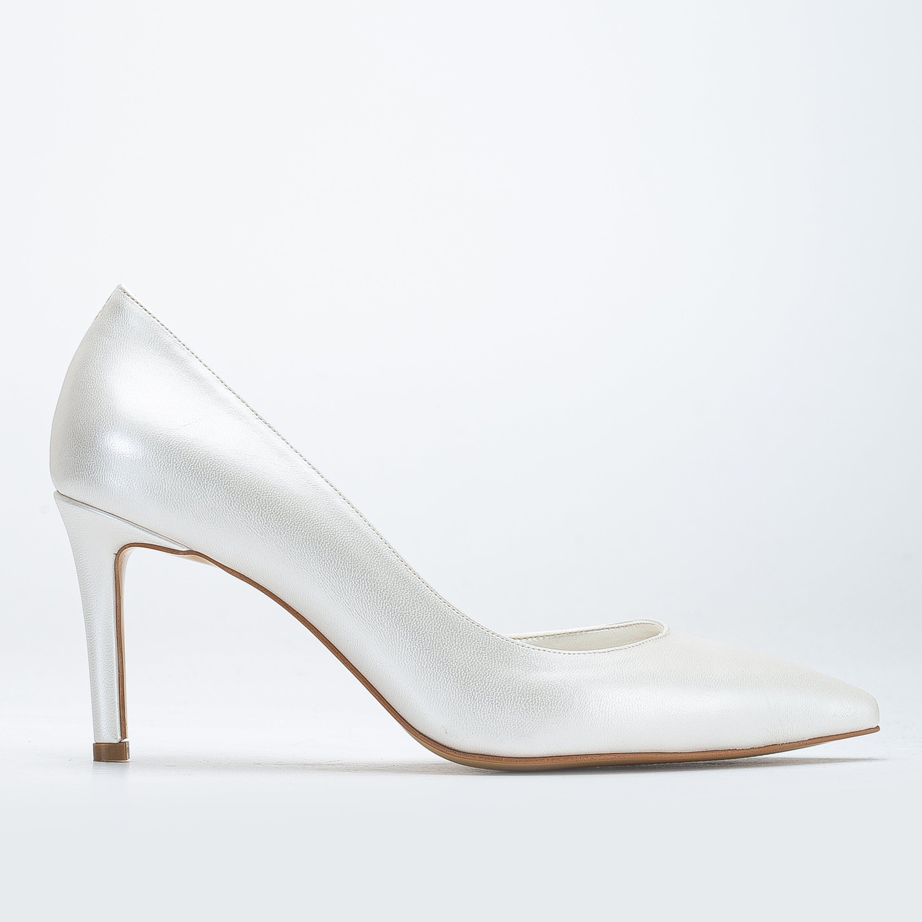 Forever & Always Shoes Bard Bridal Stiletto Pump, Main, color, Ivory