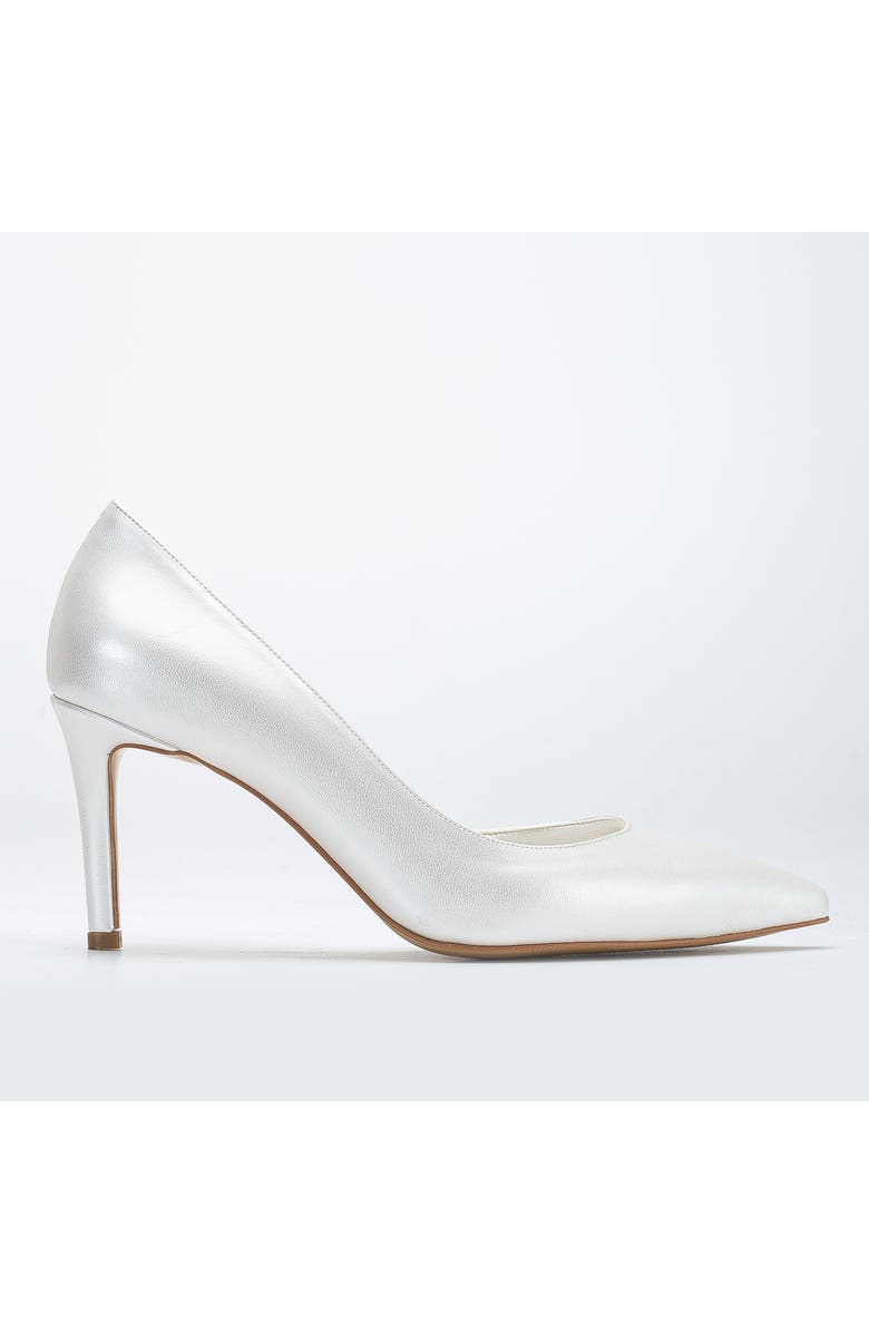 Forever & Always Shoes Bard Bridal Stiletto Pump, Main, color, Ivory