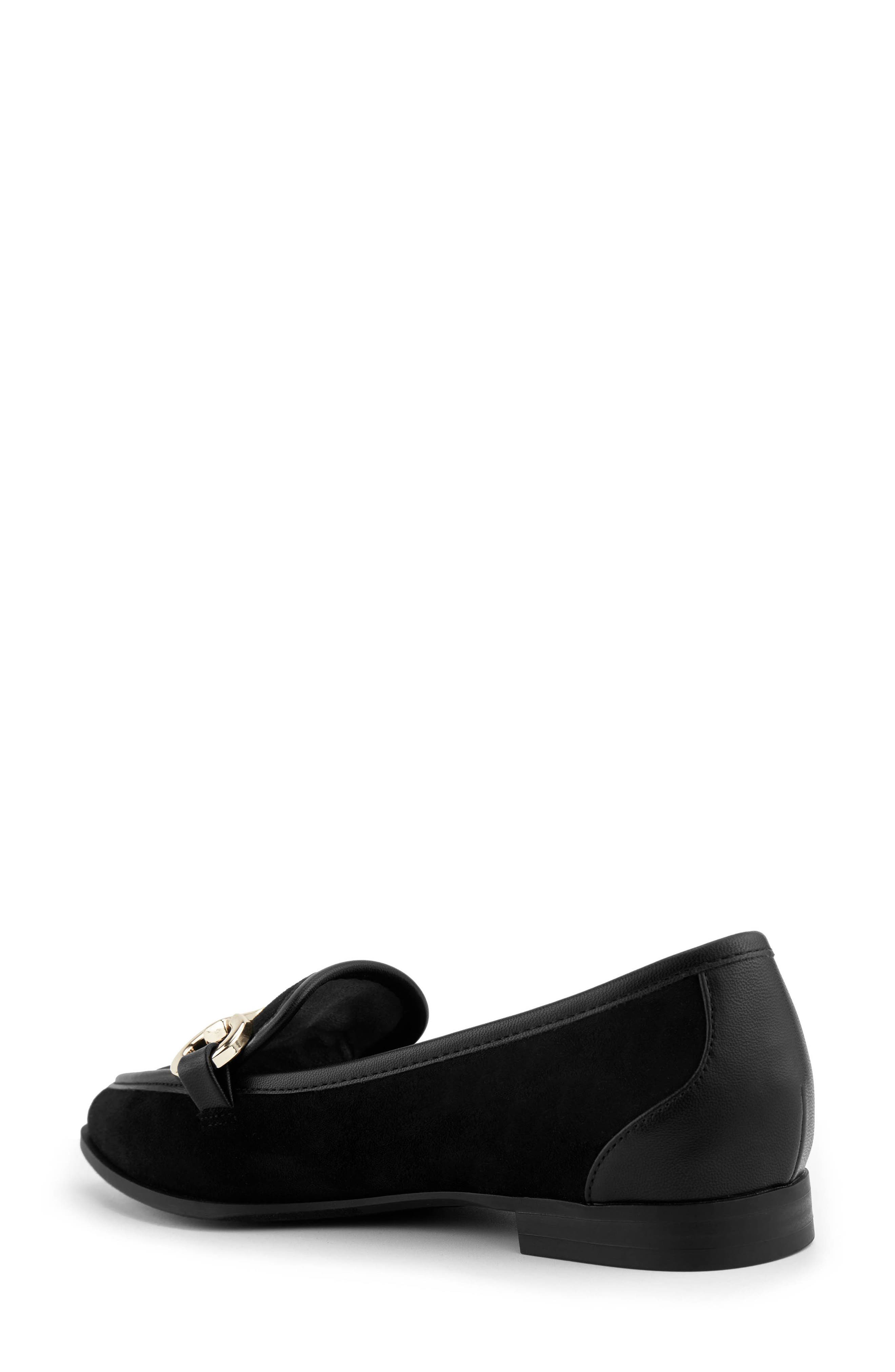 Kadie Bit Loafer, Alternate, color, BLACK