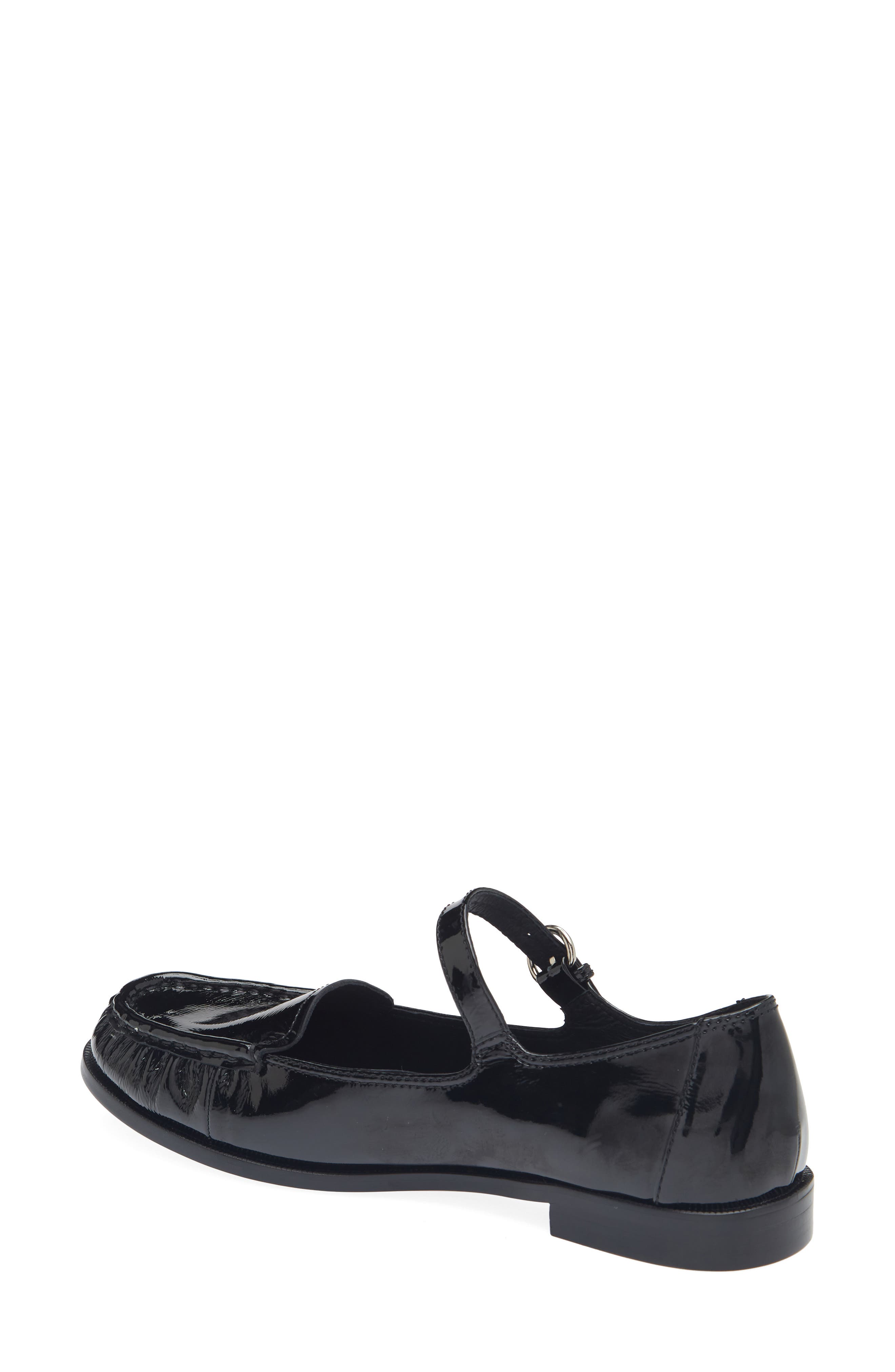 Jeffrey Campbell Lillith Mary Jane Flat, Alternate, color, Black Patent