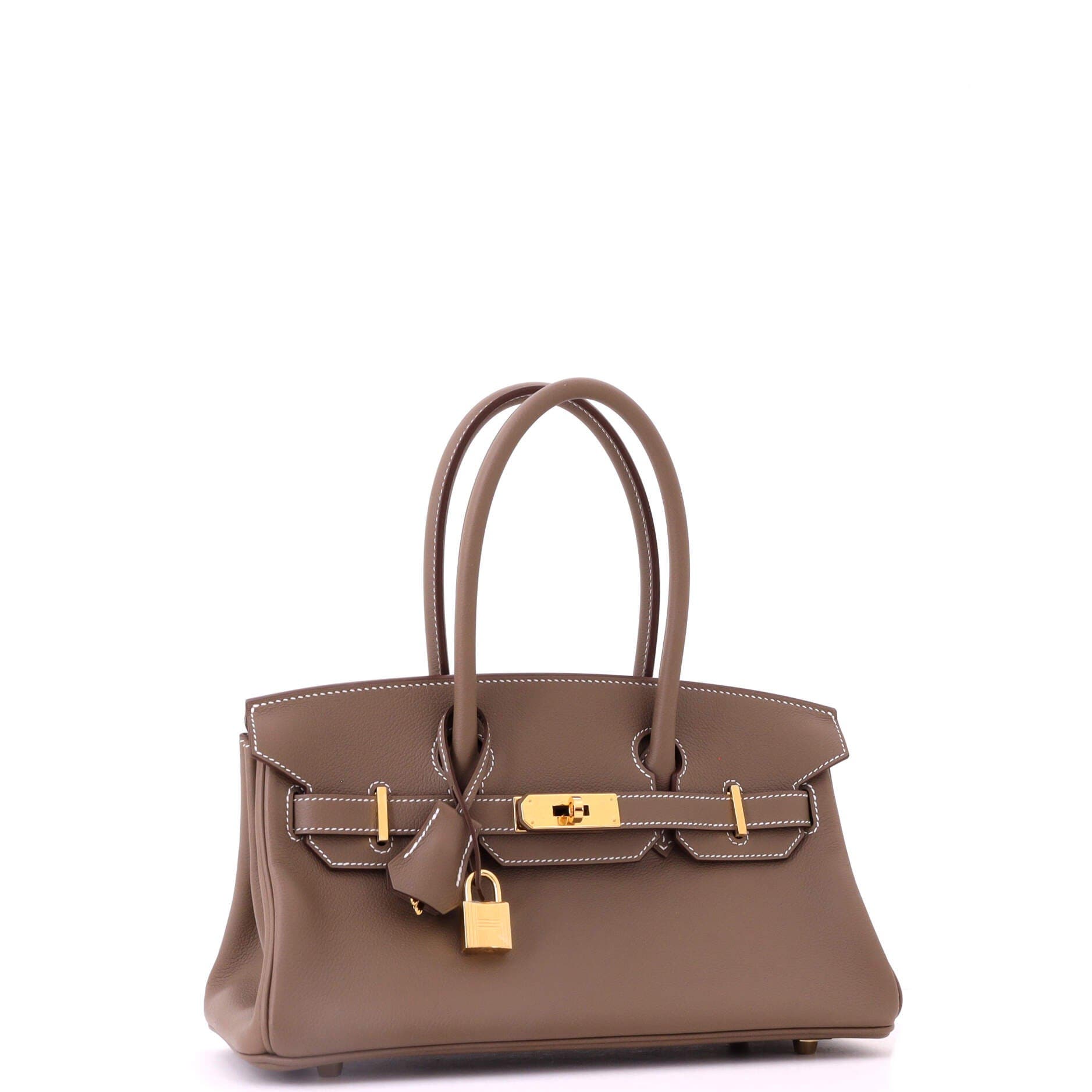 Pre-Owned Hermes Shoulder Light Birkin Bag Evercolor 29, Alternate, color, Etoupe