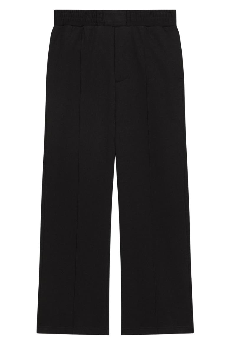 Embossed Studio Sweatpants, Alternate, color, BLACK