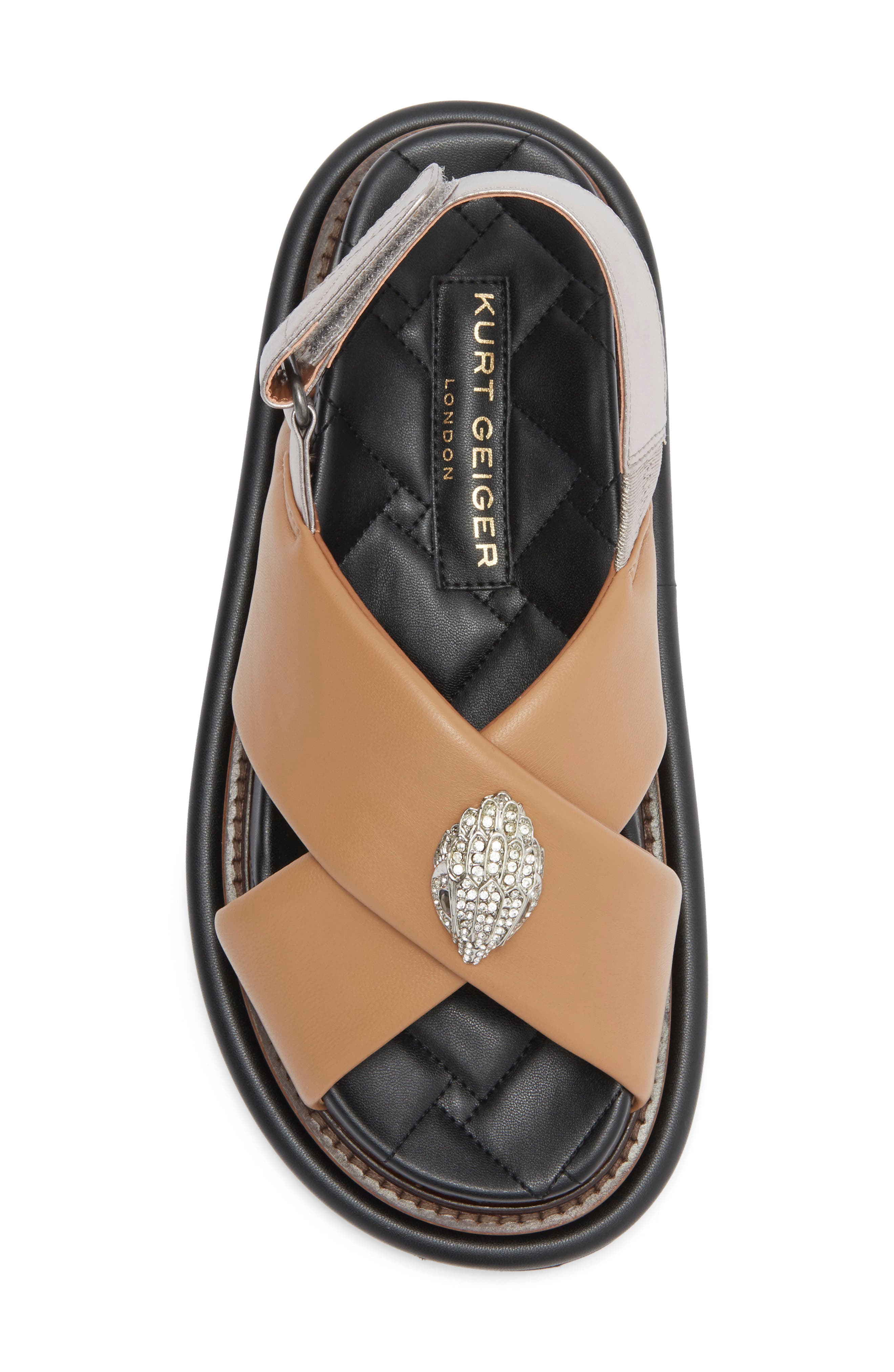 Kurt Geiger London Orson Platform Slingback Sandal, Alternate, color, Camel