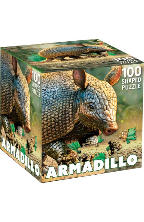 Armadillo 100 Piece Shaped Jigsaw Puzzle