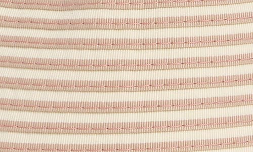 Nordstrom Rack Stripe Wide Brim Bucket Hat In Neutral