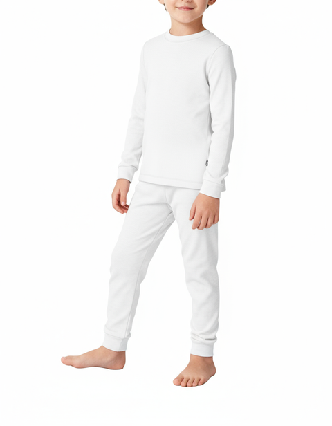 Boys Soft & Cozy Thermal Long Johns 2-Piece Set