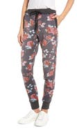 Splendid Chelsea Rose Print Jogger Pants