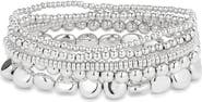 Nordstrom Set of 5 Beaded Stretch Bracelets