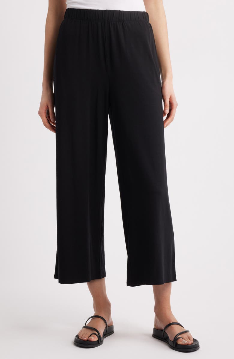 Eileen Fisher Crop Wide Leg Pants, Main, color, 