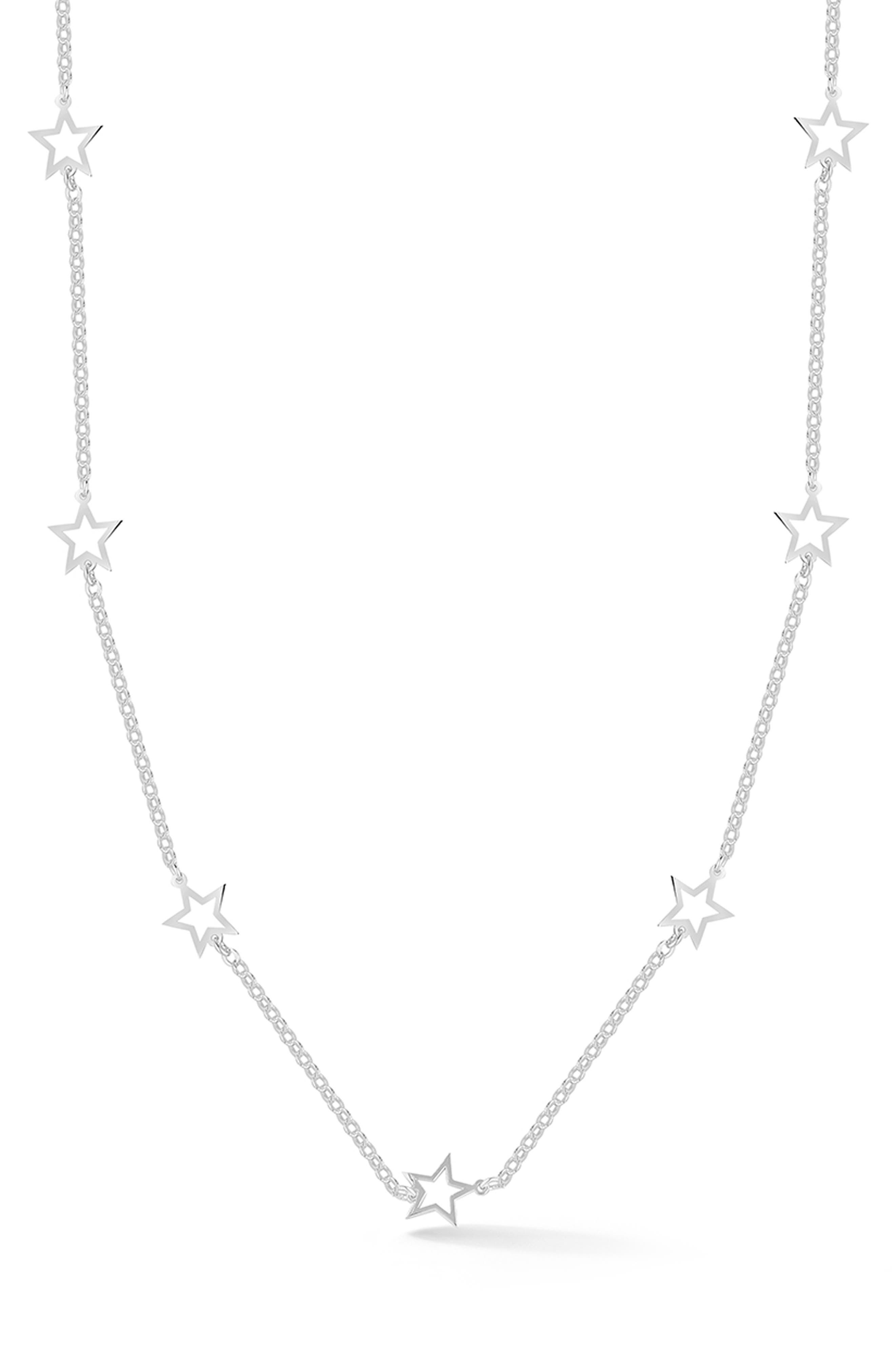GLAZE JEWELRY Star Station Chain Necklace
