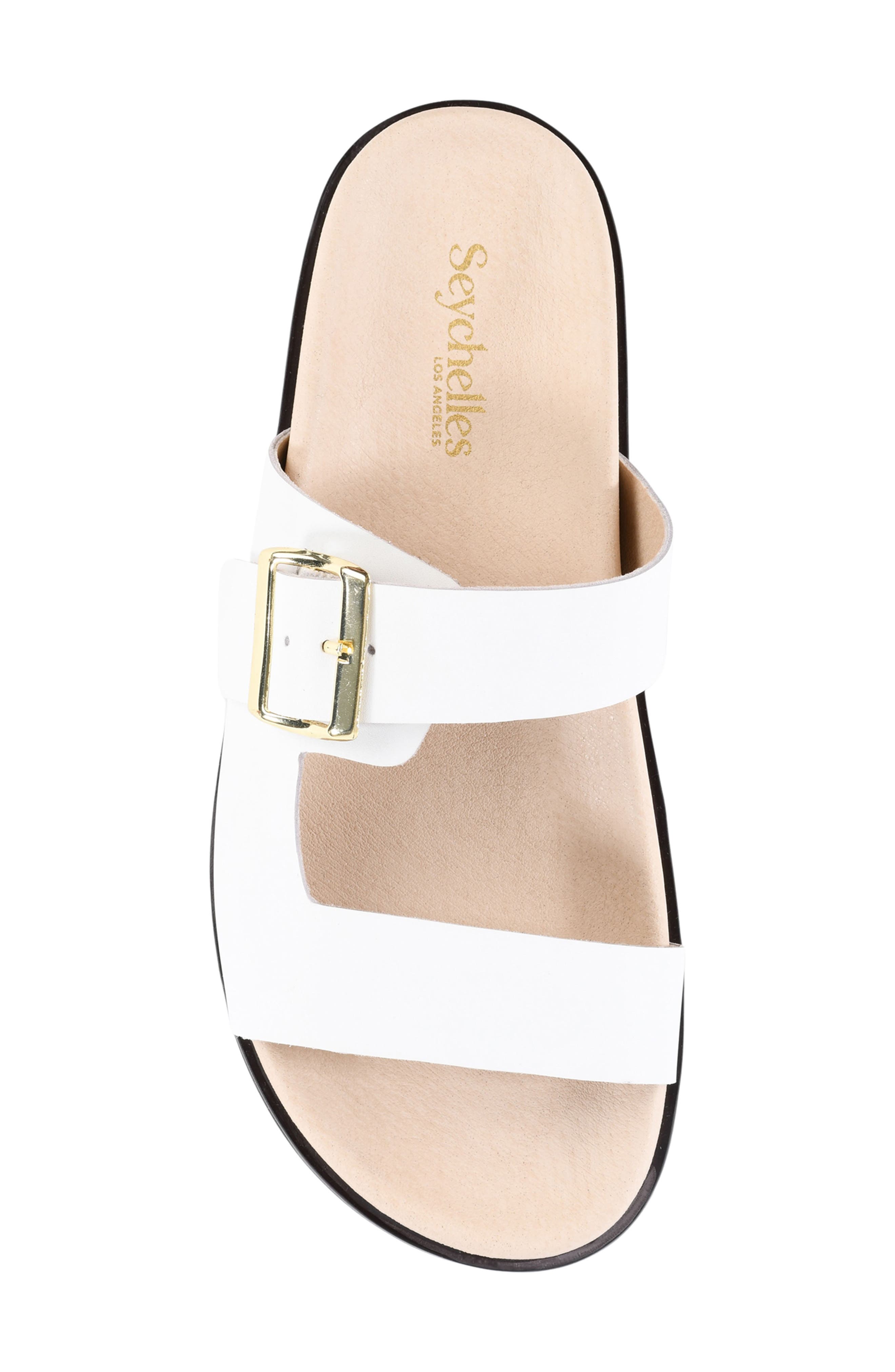 Seychelles Eddie Slide Sandal, Alternate, color, White