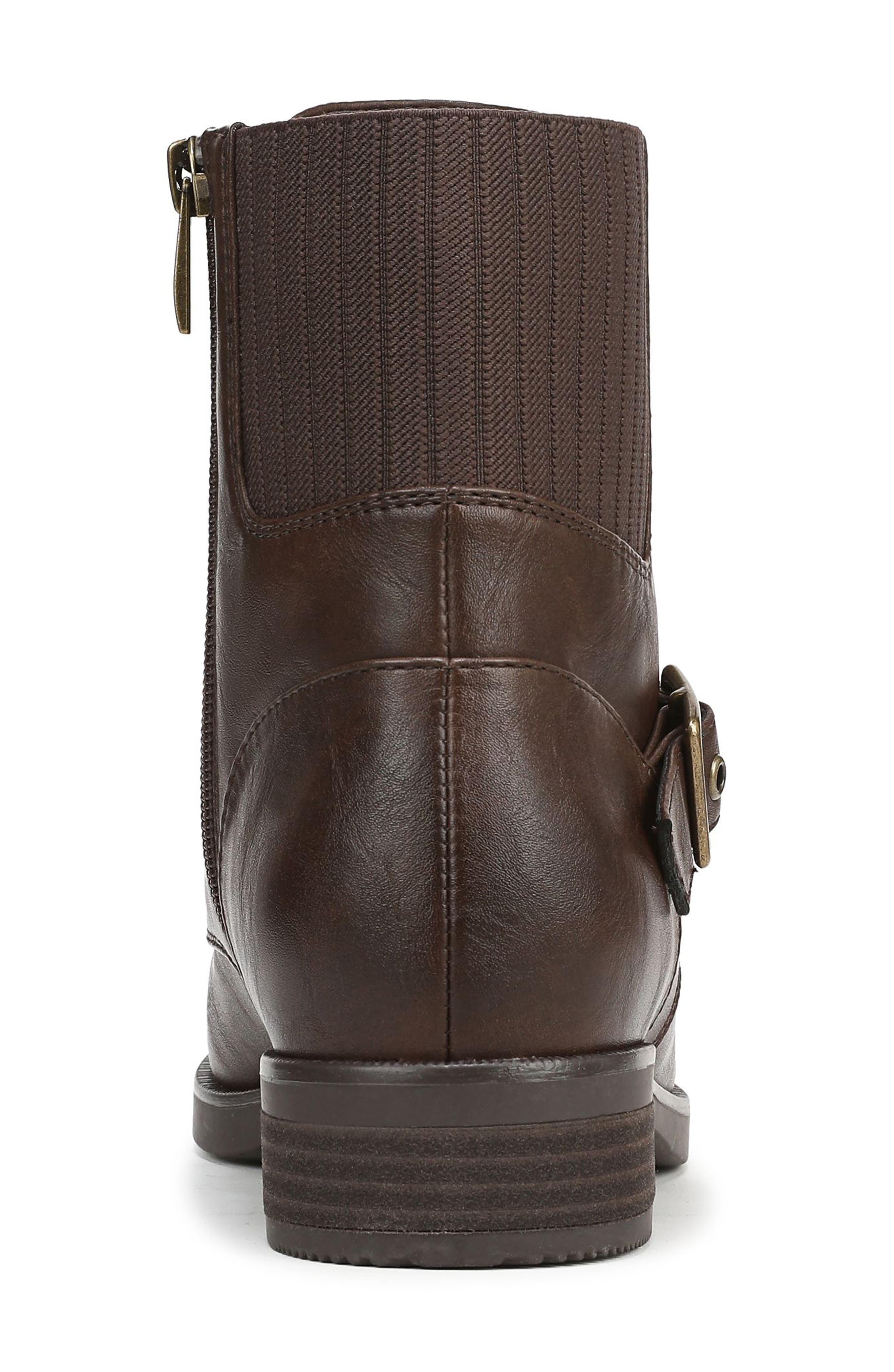 Naturalizer Teegan Boot, Alternate, color, Dark Brown Faux Leather