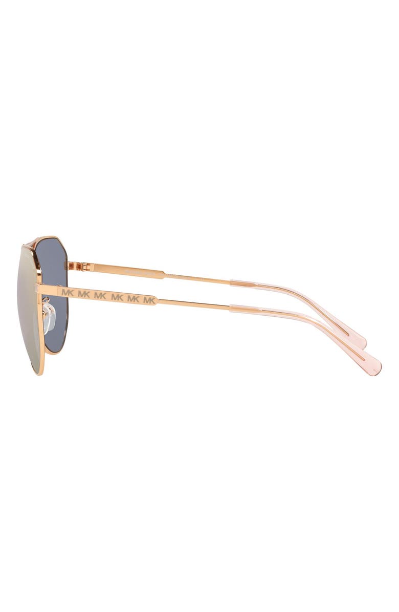Michael Kors Cheyenne 60mm Aviator Sunglasses, Alternate, color, 