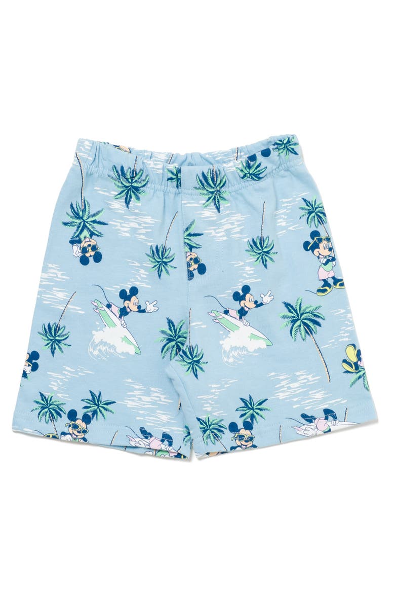 Mickey Mouse Baby Boys' 2-Piece T-Shirt and Shorts Set, Alternate, color, Mickey Light Blue