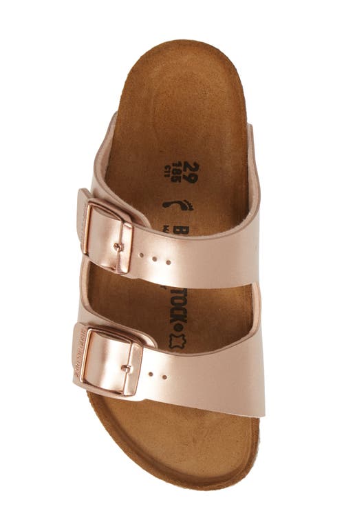 Birkenstock Kids' Arizona Metallic Slide Sandal