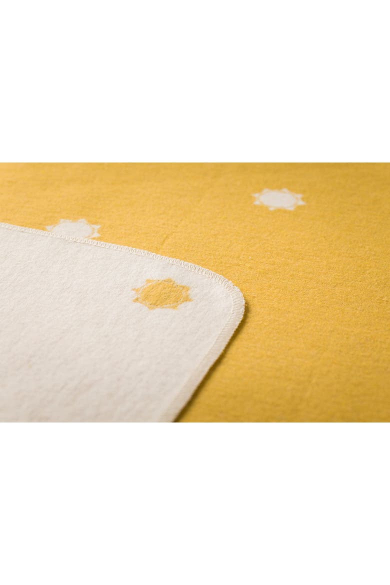 Juwel Suns Allover With Embroidery Baby Blanket, Alternate, color, Offwhite