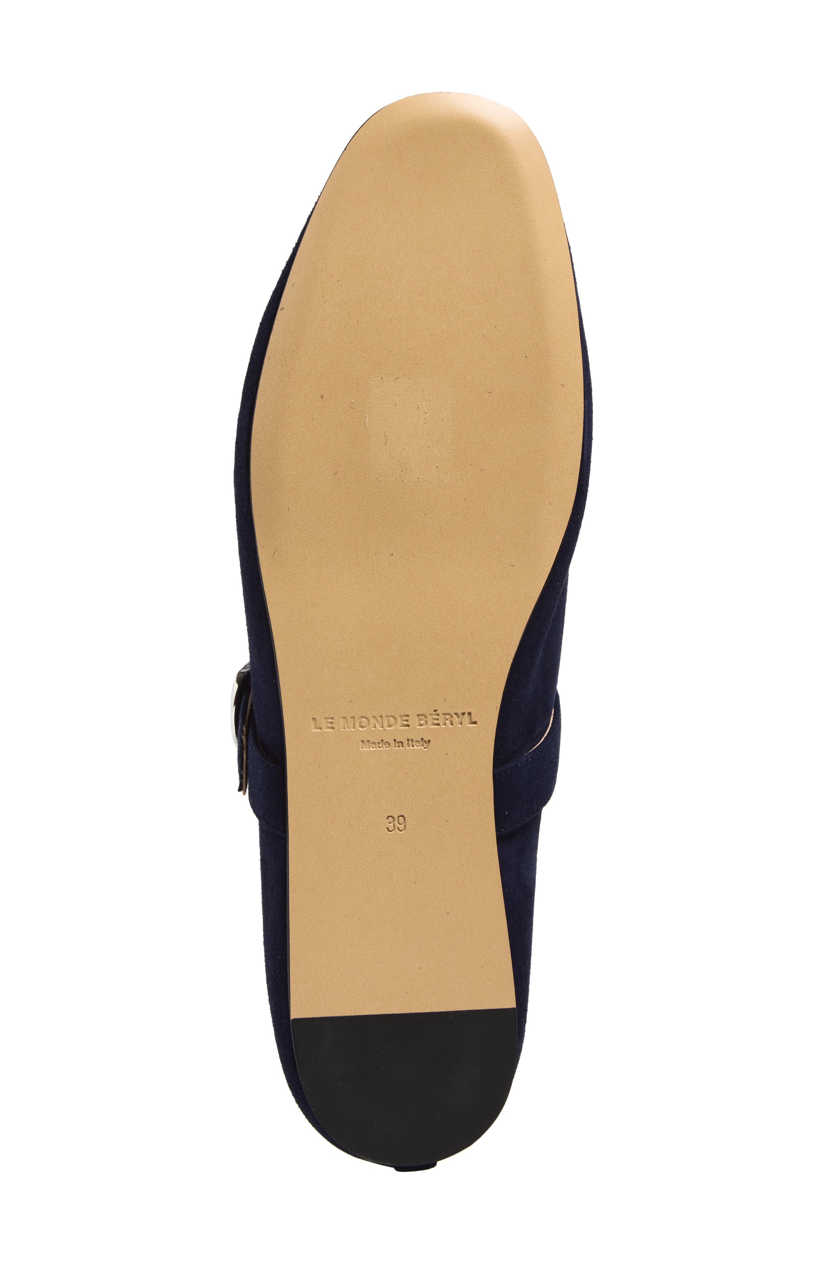 Le Monde Béryl Stella Mary Jane Flat, Alternate, color, Indigo