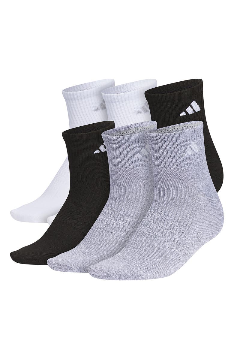 adidas Superlite 3.0 6-Pack Ankle Socks, Main, color, White