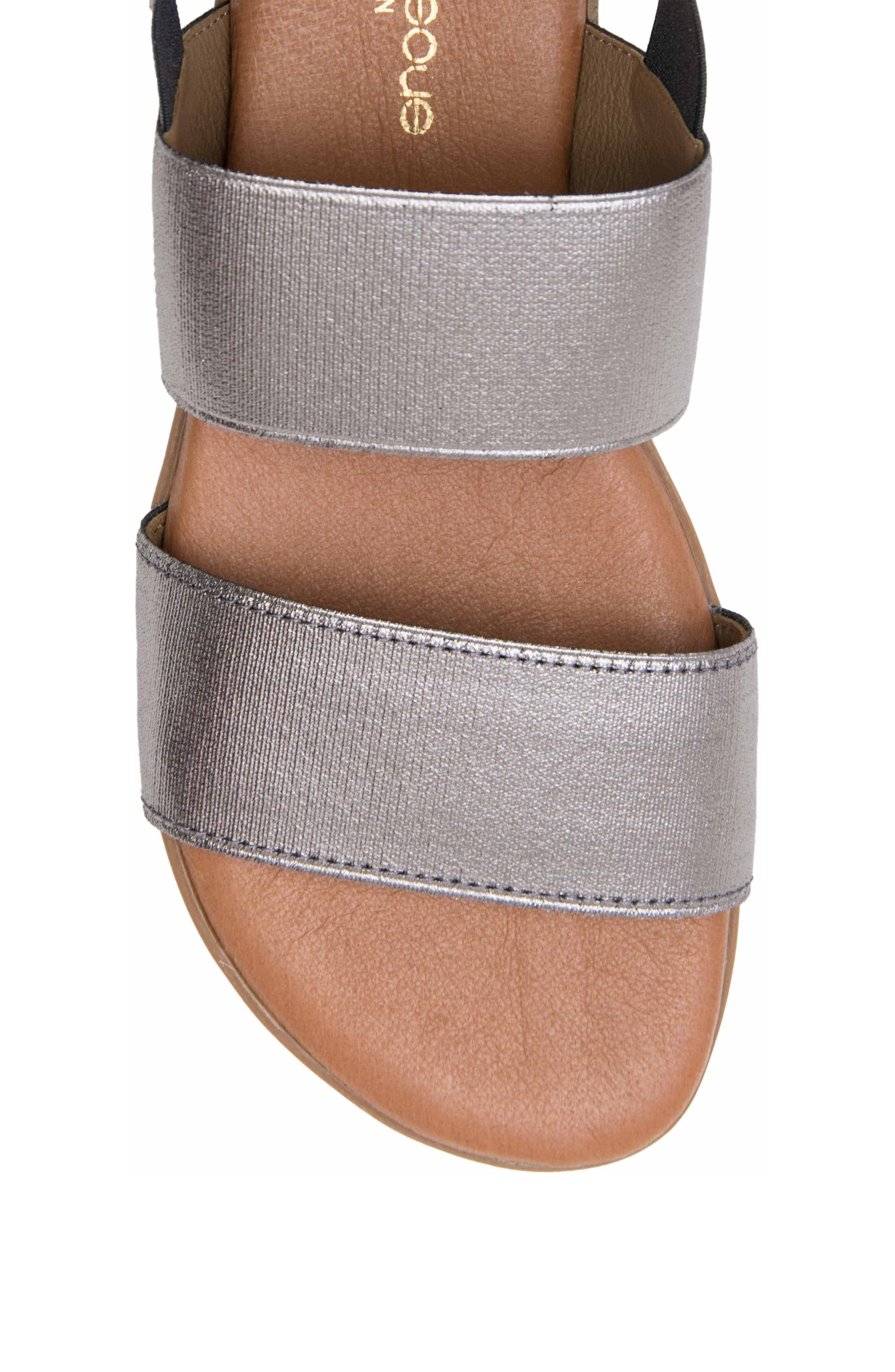 Nigella Sandal, Alternate, color, PEWTER FABRIC