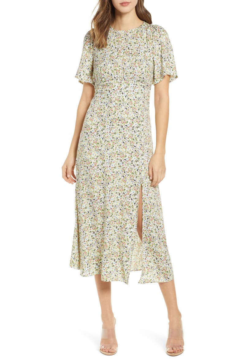 Janice Midi Dress, Main, color, DITSY SPRING FLORAL