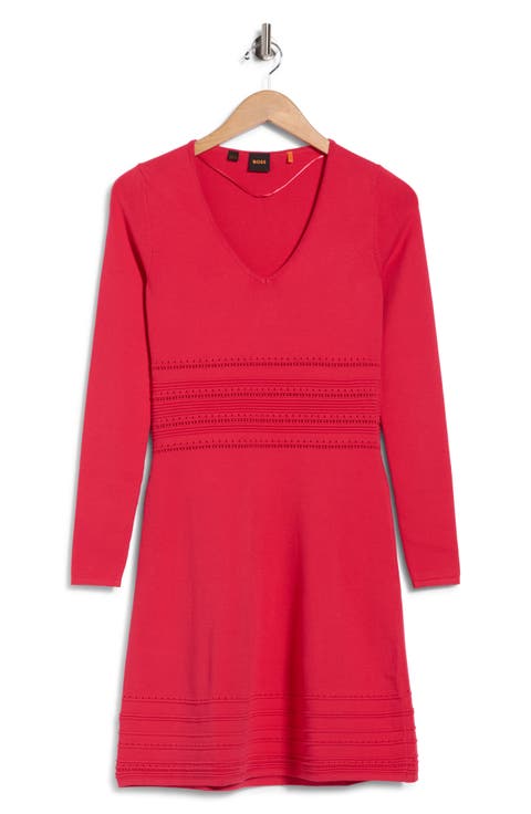 Fudino V-Neck Dress