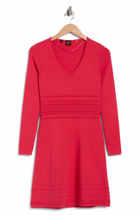 Fudino V-Neck Dress