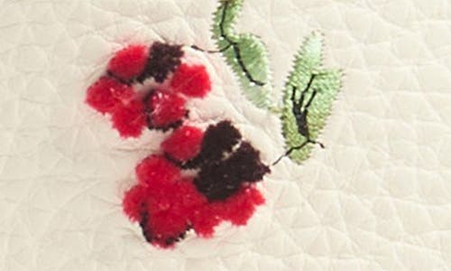 Khaite Small Elena Floral-embroidered Leather Shoulder Bag In Multi