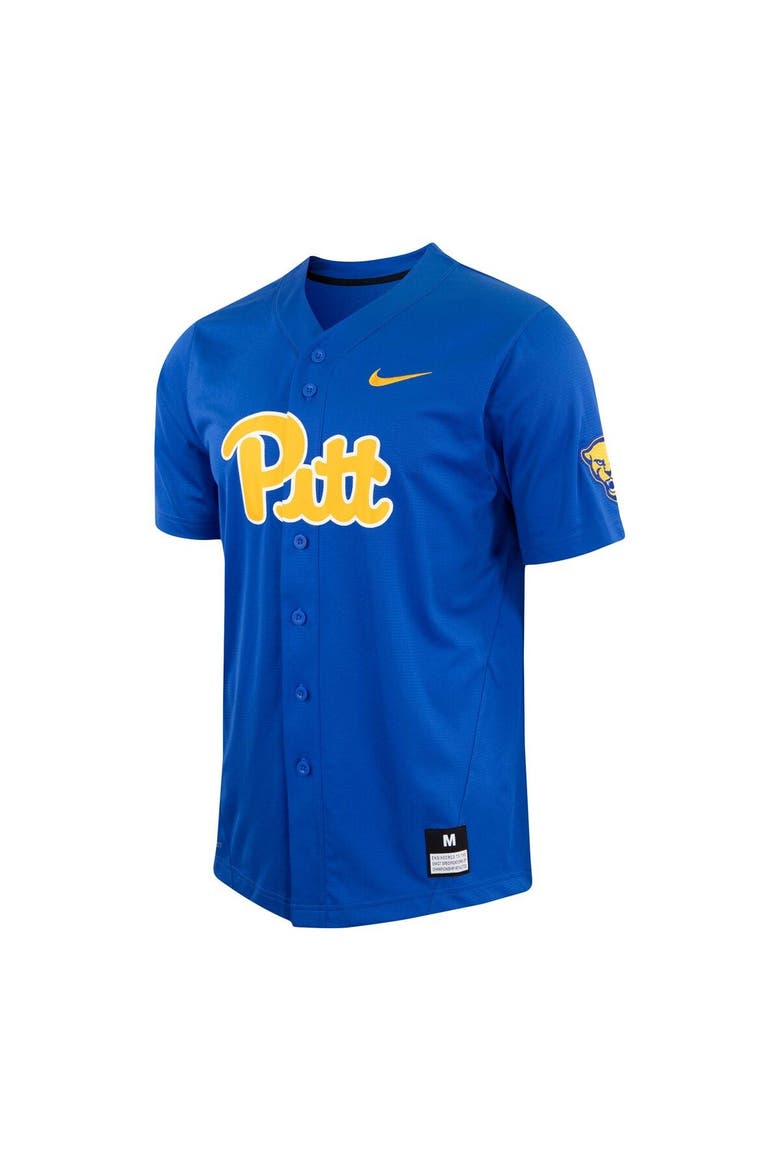Men's Nike Royal Pitt Panthers Replica Baseball Jersey, Alternate, color, Royal