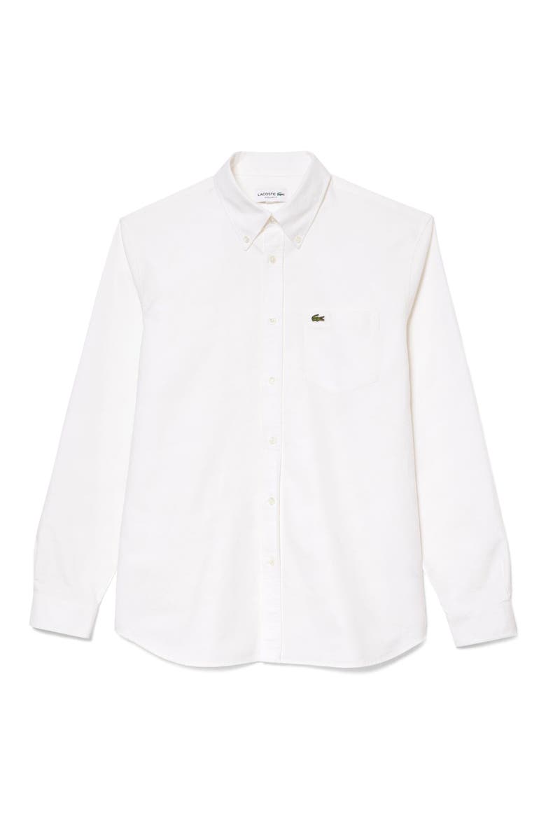 Regular Fit Oxford Button-Down Shirt, Alternate, color, WHITE