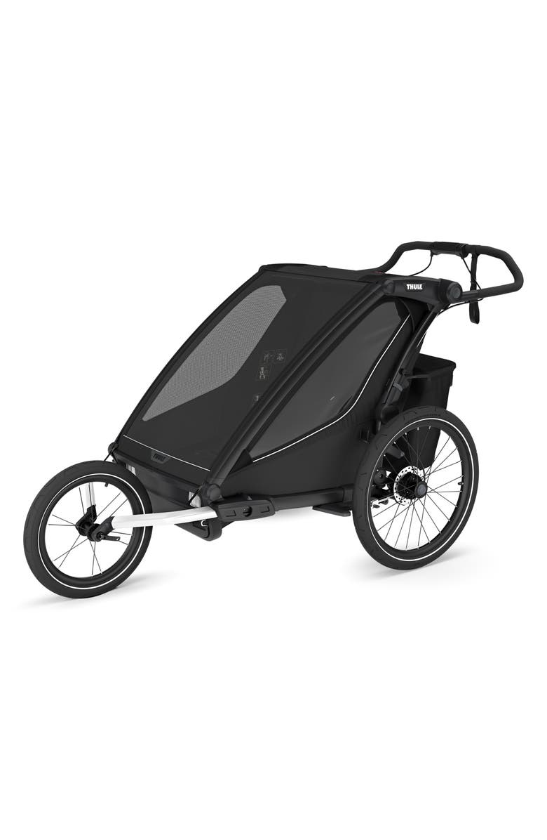 Thule Chariot Sport 2 Multisport Double Cycle Trailer/Stroller, Main, color, Black