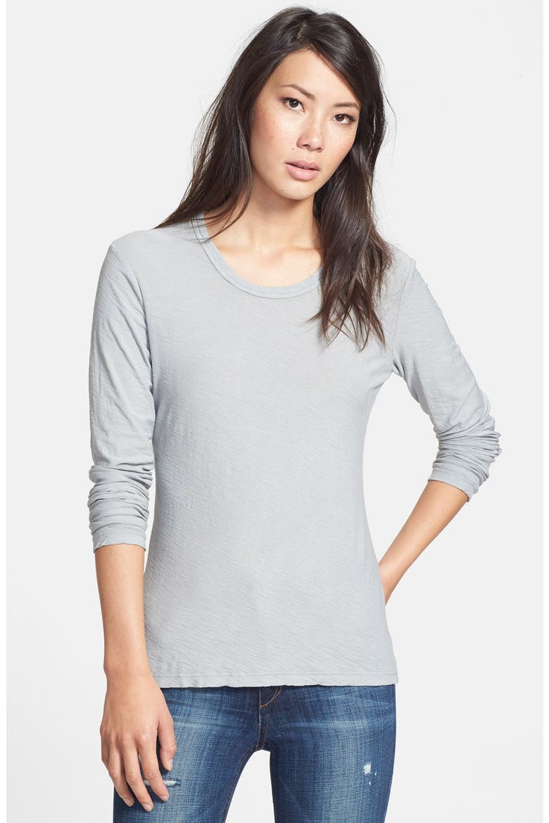 Long Sleeve Slub Jersey Tee, Main, color, PORTLAND