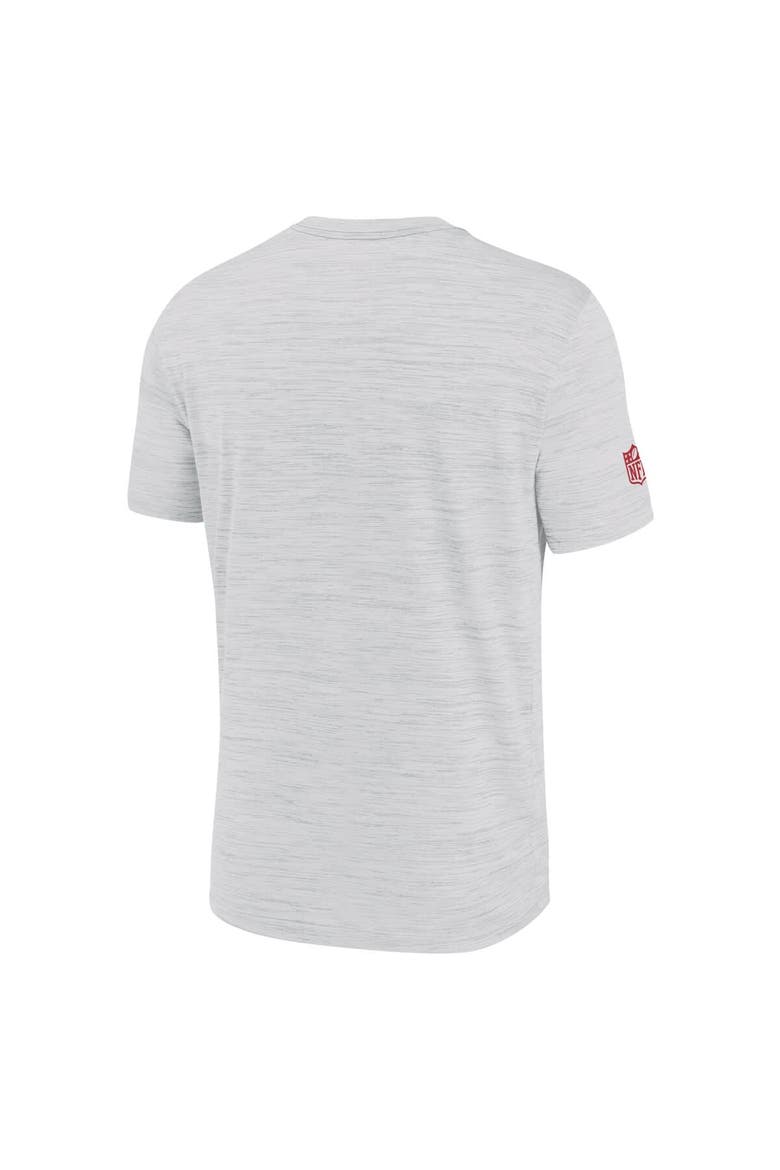 Men's Nike Ash Kansas City Chiefs Sideline Velocity Performance T-Shirt, Alternate, color, Ash