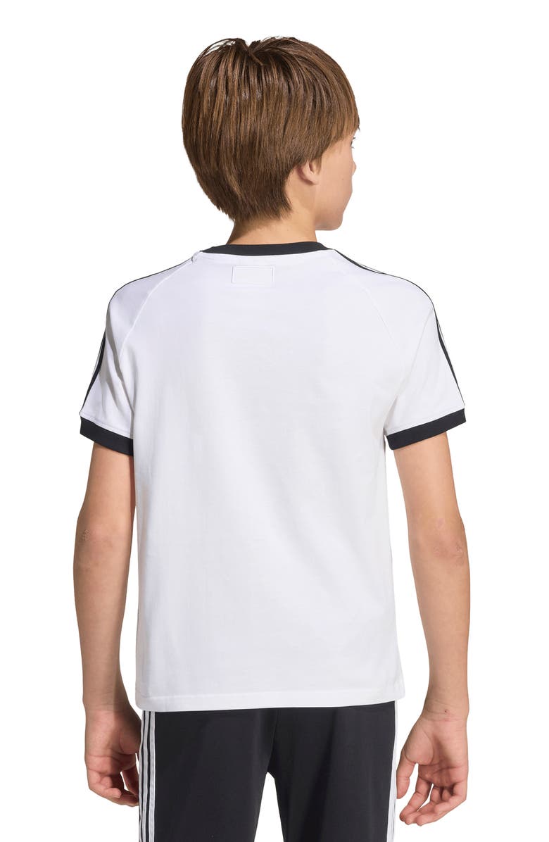 adidas Originals x Disney Kids' Cotton Graphic T-Shirt, Alternate, color, White/ Black