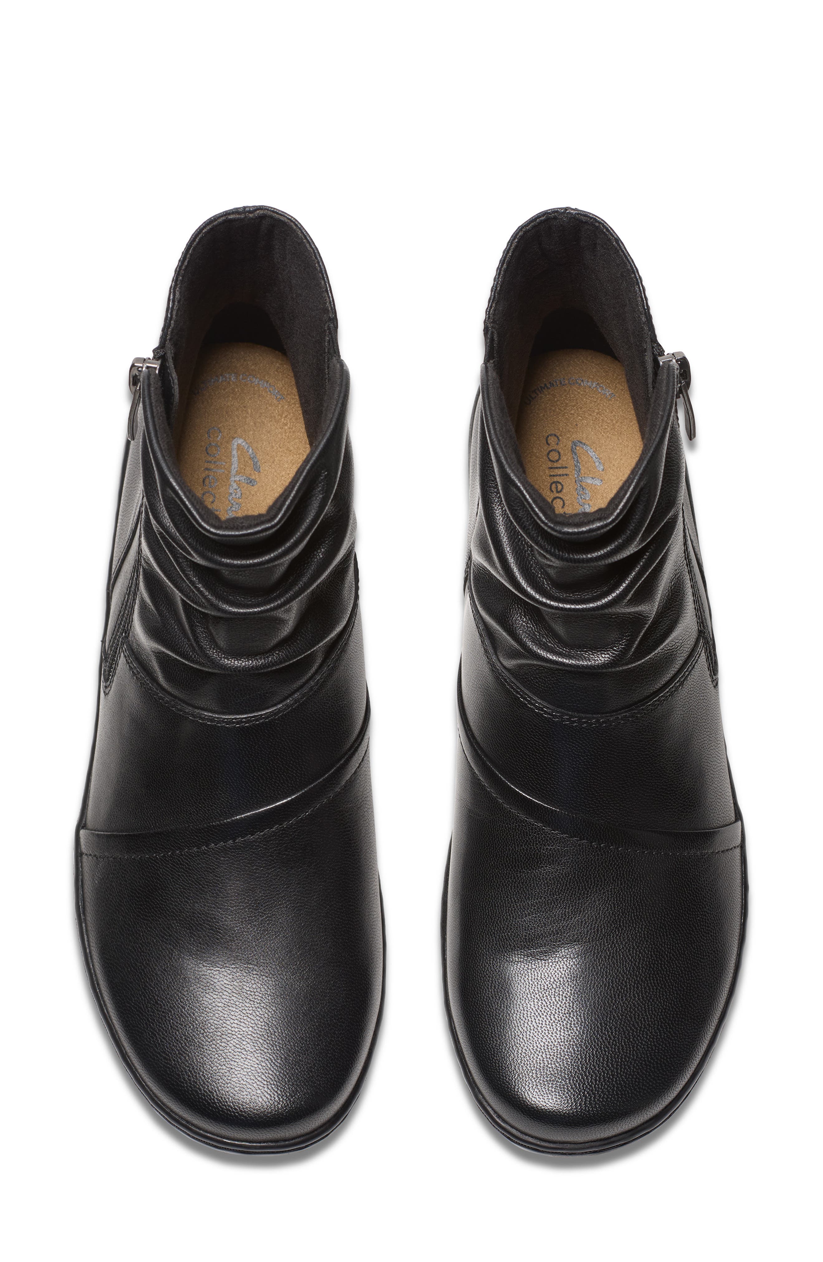 Clarks<sup>®</sup> Cora Pace Boot, Alternate, color, Black Leather