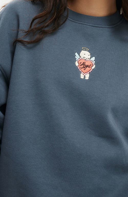 COTTON ON COTTON ON CLASSIC FLEECE GRAPHIC CREW SWEATSHIRT