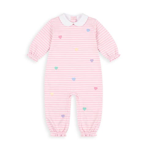 Stripe Knit Longall with Hearts