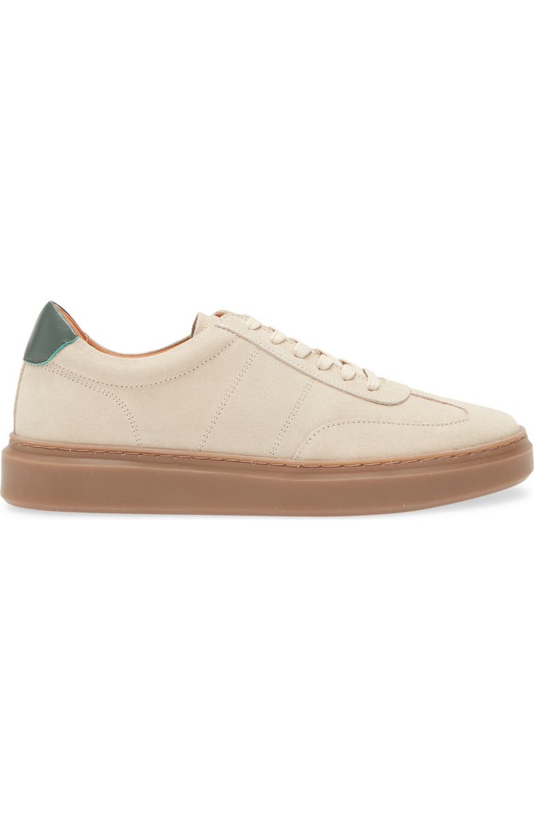 Bruno Magli Serafino Low Top Sneaker, Alternate, color, Off White/ Green Suede