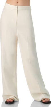 IVONNE Linen Straight-Leg Pants