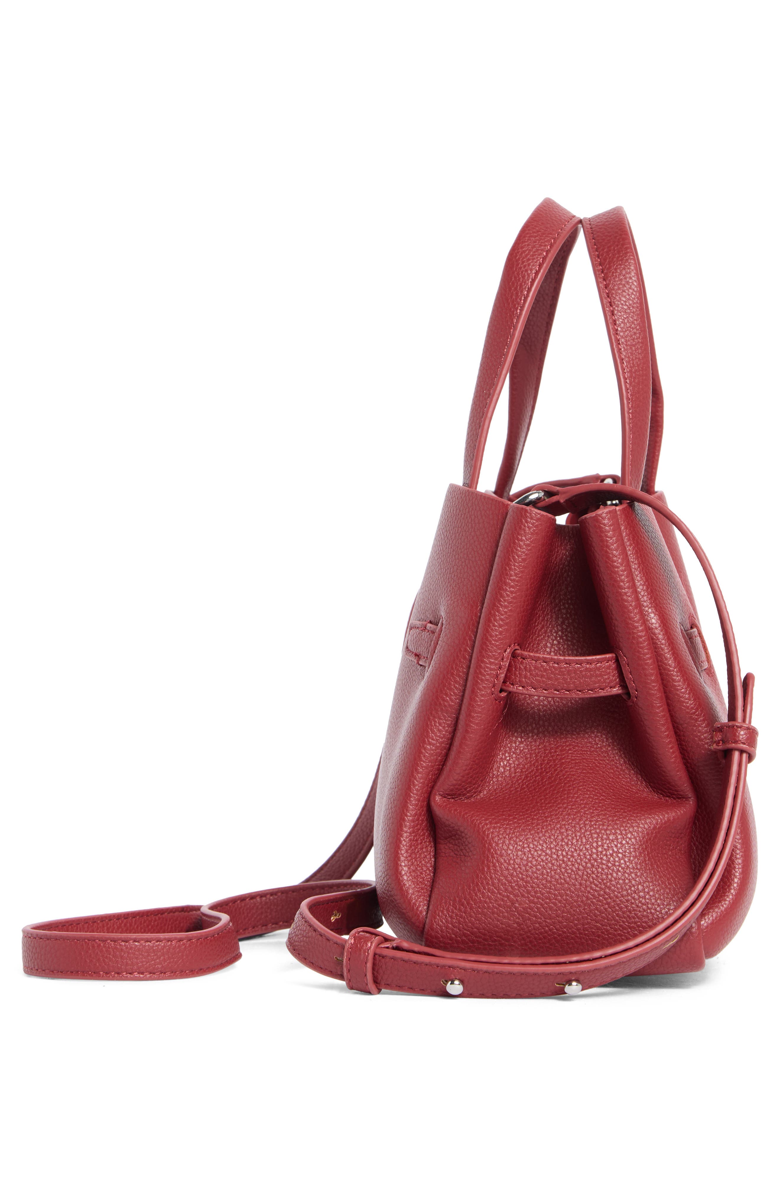 Bryar Small Satchel, Alternate, color, RHYTHM RED