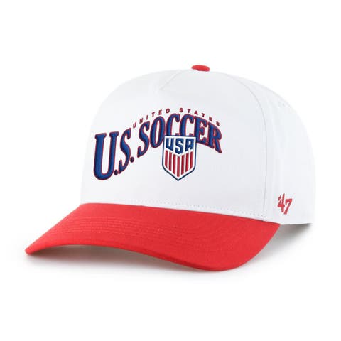 Men's '47  White/Red USMNT Wave Hitch Adjustable Hat