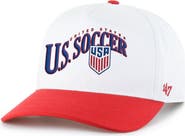 '47 Men's '47 White/Red USMNT Wave Hitch Adjustable Hat