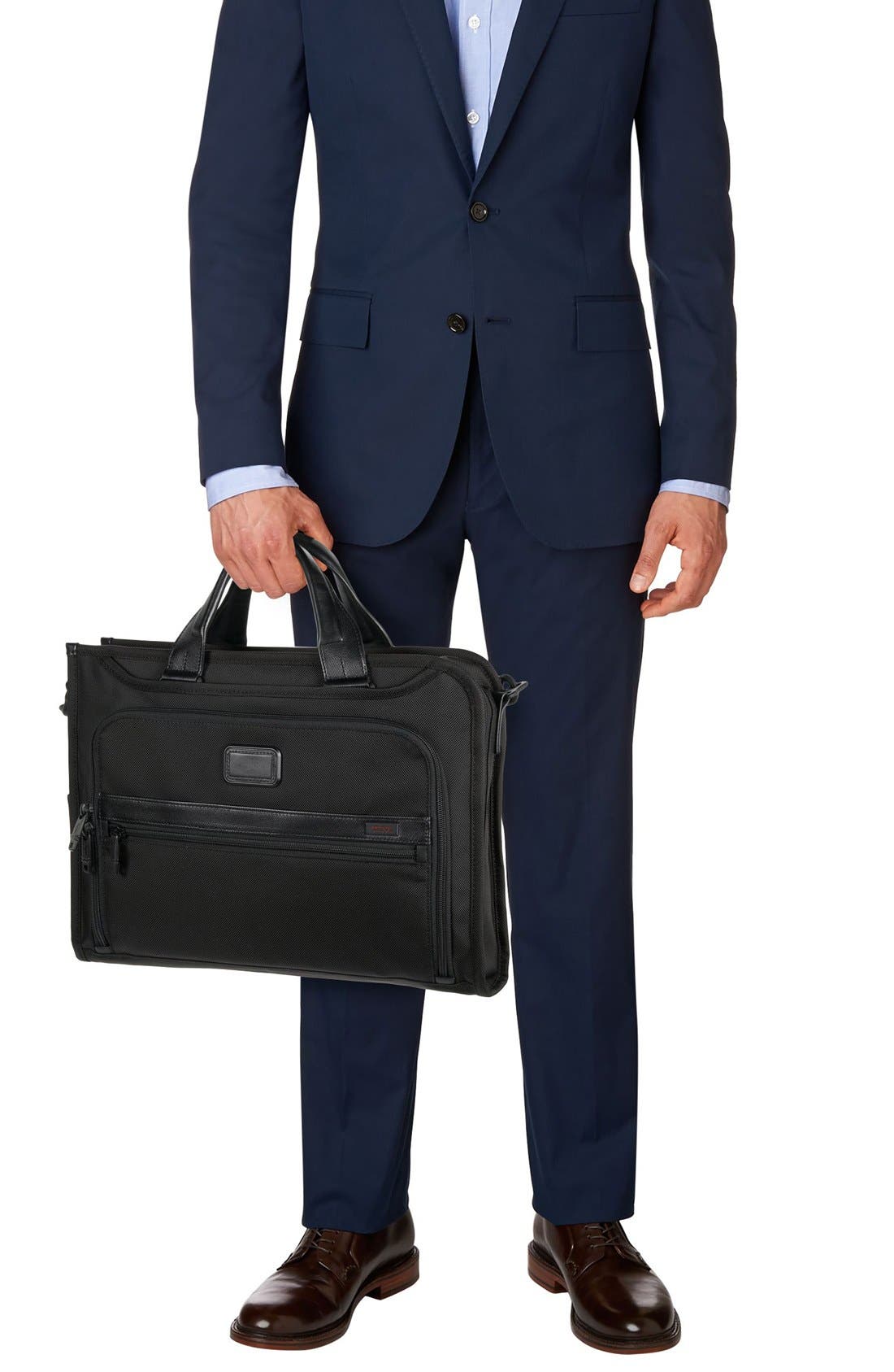 TUMI Alpha 2 - Slim Deluxe Portfolio, Alternate, color, 