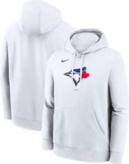 Nike Men's Nike White Toronto Blue Jays Logo Club Hoodie