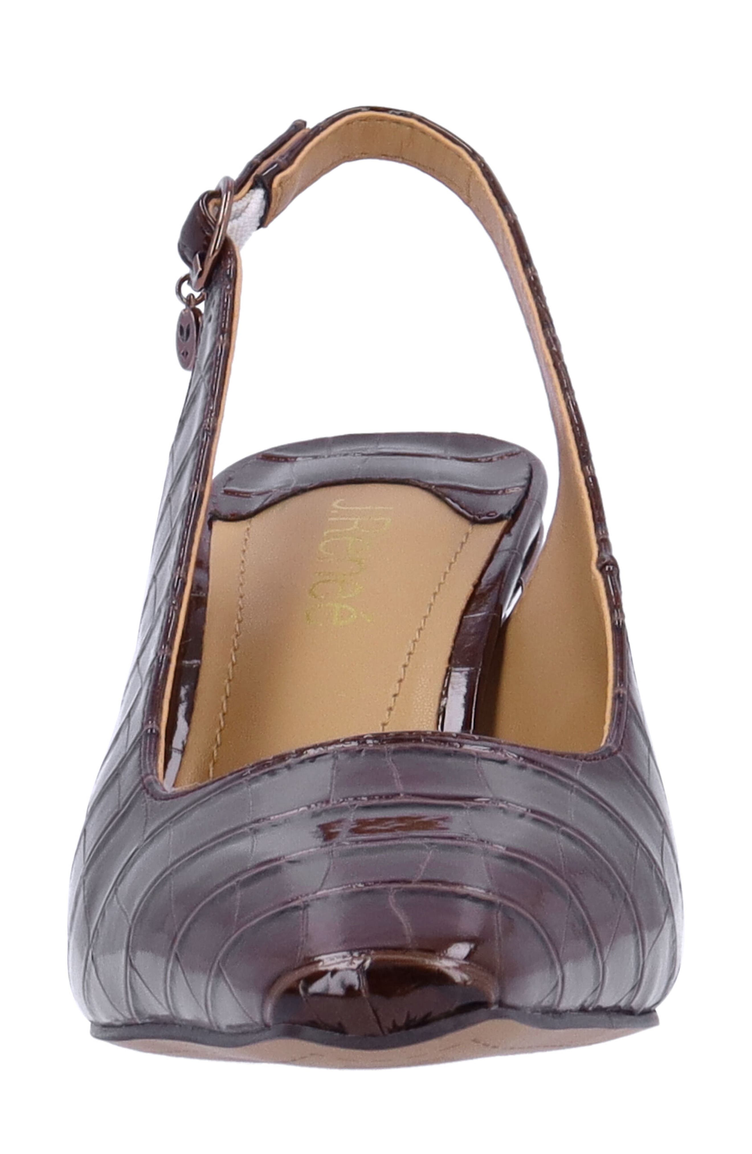 J. Reneé Delah Slingback Pump, Alternate, color, Brown