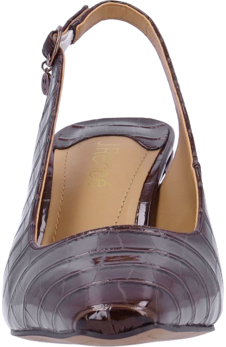 J. Reneé Delah Slingback Pump, Alternate, color, Brown