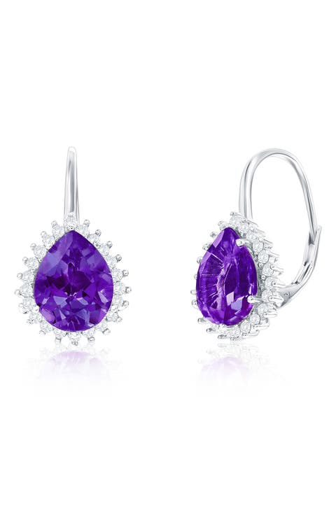Cubic Zirconia Drop Earrings